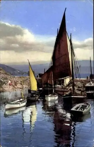 Ak Nenke und Ostermaier Serie 73 Nr. 1870, Segelboot