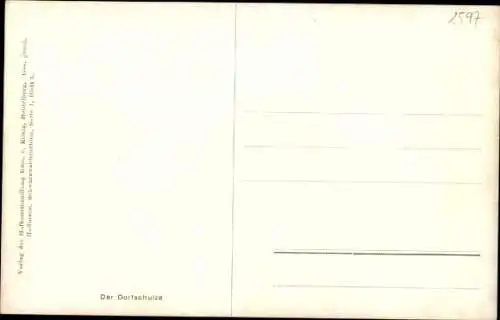 Ak Schwarzwald, Der Dorfschulze, Portrait