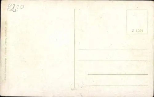 Ak Tanzendes Paar in bayrischen Trachten