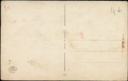 Glitzer Ak Märchen, Rotkäppchen, Wald, Wolf