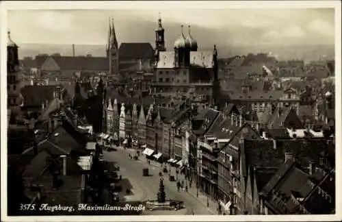 Ak Augsburg in Schwaben, Maximilian-Straße