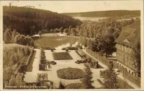 Ak Braunlage im Oberharz, Kurgarten