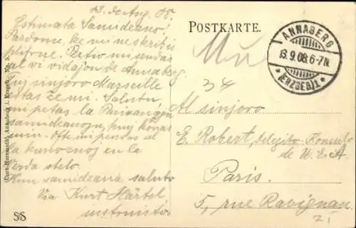 Ak Annaberg Buchholz im Erzgebirge, Markt, Rathaus
