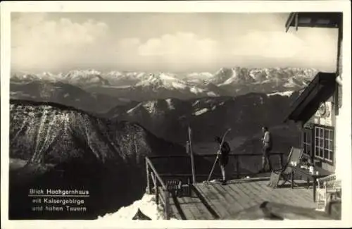 Ak Marquartstein im Chiemgau Oberbayern, Hochgern, Hochgernhaus, Kaisergebirge