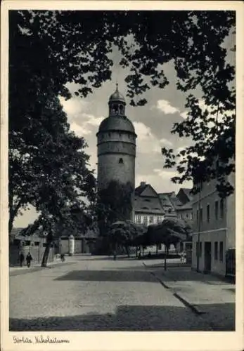 Ak Görlitz in der Lausitz, Nikolaiturm