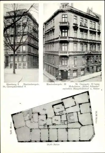 Ak Hamburg Mitte St. Georg, Gasthaus Otto Bannecke, St. Georgstraße 10