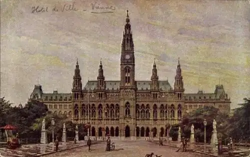 Ak Wien 1 Innere Stadt, Rathaus