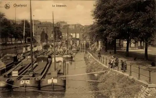 Ak Charleroi Wallonia Hennegau, Deversoir