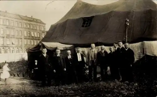 Foto Ak Zwickau in Sachsen, Gruppenbild der Männer