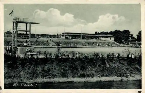 Ak Erfurt in Thüringen, Volksbad