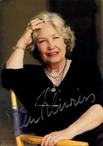 Ak Schauspielerin Ellen Schwiers, Portrait, Autogramm