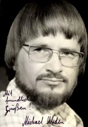 Ak Schauspieler Michael Uhden, Portrait, Autogramm