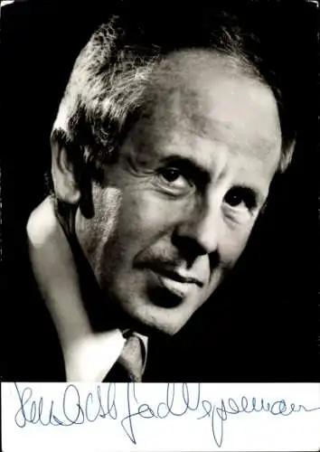 Ak Schauspieler Gerd Vespermann, Portrait, Autogramm