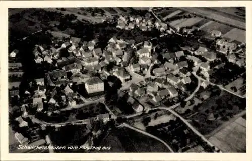 Ak Schwickershausen Bad Camberg im Taunus, Fliegeraufnahme