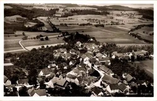 Ak Zußdorf Wilhelmsdorf in Württemberg, Fliegeraufnahme