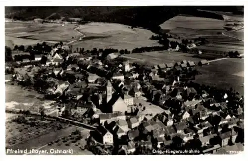 Ak Pfreimd in der Oberpfalz, Fliegeraufnahme