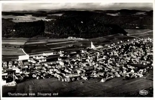 Ak Burladingen in der Schwäbischen Alb, Fliegeraufnahme