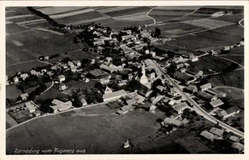 Ak Zorneding in Oberbayern, Fliegeraufnahme