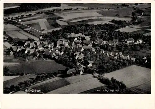 Ak Billingsbach Blaufelden in Württemberg, Fliegeraufnahme