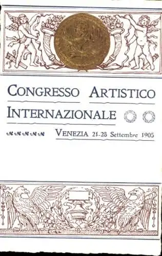 Präge Litho Venezia Venedig Veneto, Congresso Artistico Internationale 1905