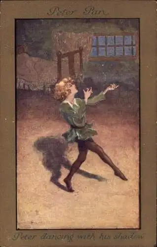 Künstler Ak Barham, Peter Pan tanzt mit seinem Schatten