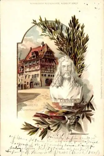 Präge Litho Nürnberg in Mittelfranken Bayern, Albrecht Dürer, Dürerhaus