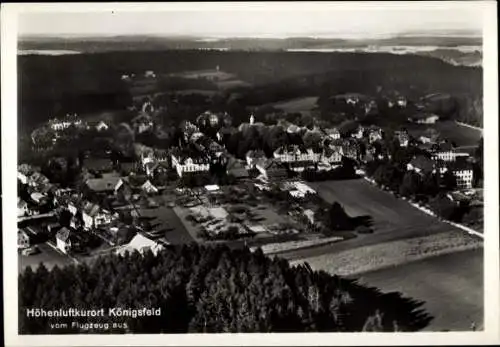 Ak Königsfeld im Schwarzwald Baden, Fliegeraufnahme