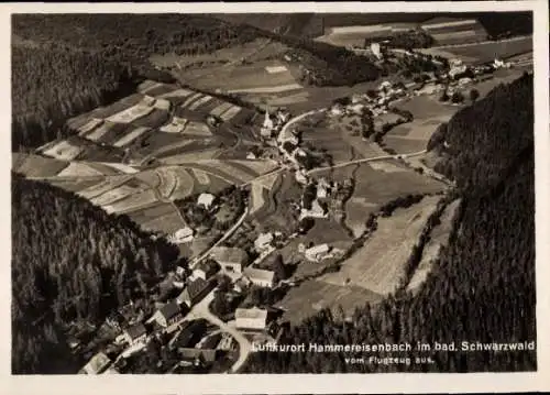 Ak Hammereisenbach Bregenbach Vöhrenbach in Baden, Fliegeraufnahme