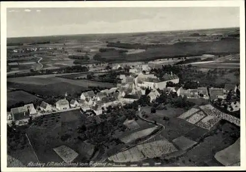 Ak Absberg in Mittelfranken, Fliegeraufnahme