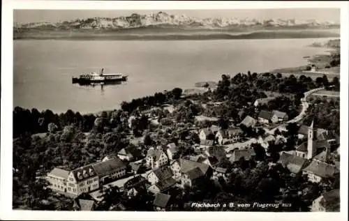 Ak Fischbach Friedrichshafen am Bodensee, Fliegeraufnahme