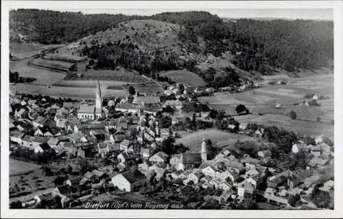 Ak Dietfurt an der Altmühl Oberpfalz, Fliegeraufnahme