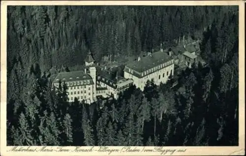 Ak Villingen im Schwarzwald, Fliegeraufnahme, Mutterhaus Maria-Tann