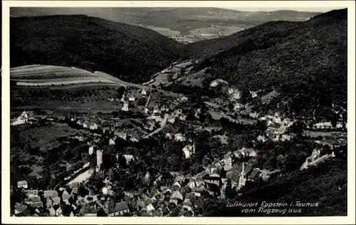 Ak Eppstein im Taunus, Fliegeraufnahme, Luftkurort