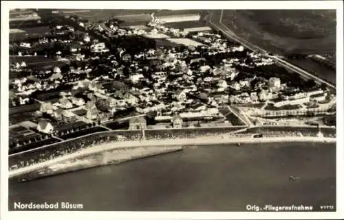 Ak Nordseebad Büsum, Fliegeraufnahme