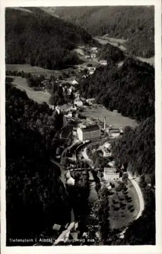 Ak Tiefenstein Görwihl in Baden, Fliegeraufnahme