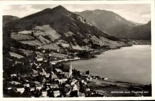 Ak Schliersee in Oberbayern, Fliegeraufnahme