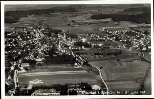 Ak Krumbach in Schwaben, Krumbad, Fliegeraufnahme