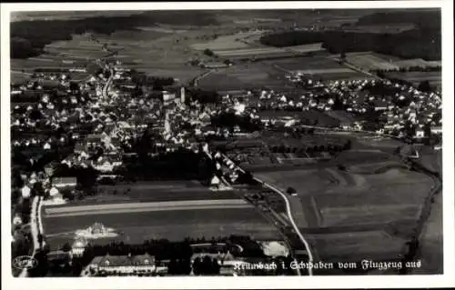 Ak Krumbach in Schwaben, Krumbad, Fliegeraufnahme