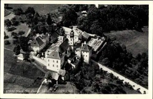 Ak Passau in Niederbayern, Fliegeraufnahme, Kloster Maria Hilf