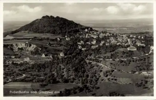 Ak Hohenstaufen Göppingen in Württemberg, Fliegeraufnahme