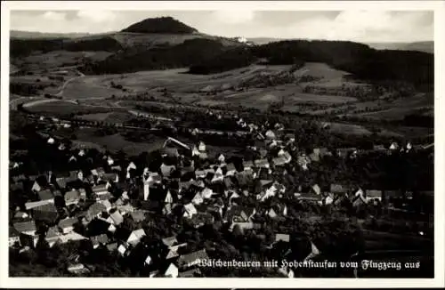 Ak Wäschenbeuren in Württemberg, Fliegeraufnahme