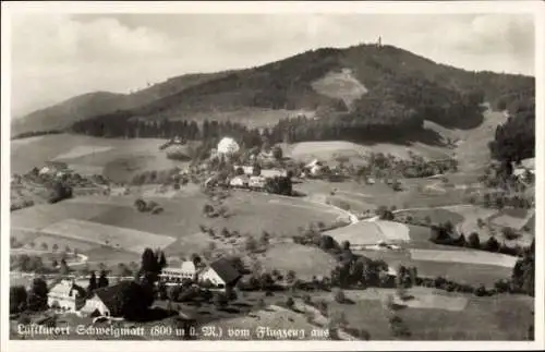 Ak Schweigmatt Raitbach Schopfheim in Baden, Fliegeraufnahme