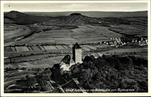 Ak Oberstenfeld in Baden Württemberg, Fliegeraufnahme, Schloss Lichtenberg