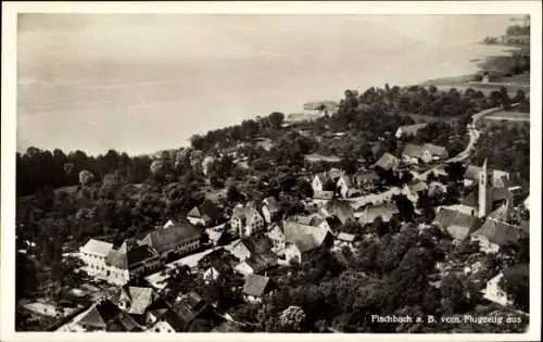 Ak Fischbach Friedrichshafen am Bodensee, Fliegeraufnahme