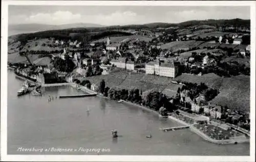 Ak Meersburg am Bodensee, Fliegeraufnahme