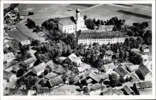 Ak Marktoberdorf im Ostallgäu, Fliegeraufnahme