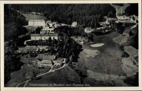 Ak Friedrichsheim Malsburg Marzell im Schwarzwald, Fliegeraufnahme, Kandern