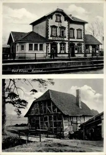 Ak Bad Eilsen Niedersachsen, Bahnhof, Wassermühle