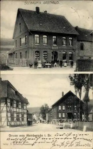 Ak Harderode Coppenbrügge Niedersachsen, Hof von Maierahrens, Seebaum's Gasthaus