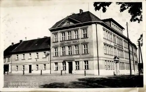 Ak Dolní Bousov Mittelböhmen, Schule